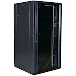Serverkast 19'' 32U 800x800x1600mm (bxdxh) Stalen geperforeerde voor en achterdeuren - Zwart