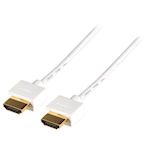 Highspeed HDMI Slim kabel A-A Man/Man 1M (wit)