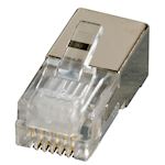 RJ12 6/6 Modular connector afgeschermd per 100 stuks