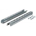 Set 12U - 19" rack rails voor E-line IP55 wandkast