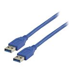 USB 3.0 kabel A mannelijk - A mannelijk 2 meter