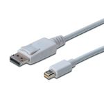 Displayport kabel - mini DP > DP -  M/M - 2.0m