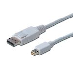 Displayport kabel - mini DP > DP - M/M - 1.0m