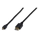 HDMI High Speed verbindingskabel-type D > A - M/M - 1.0m