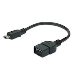 USB 2.0 adapter cable - OTG -  type mini B - A - M/F