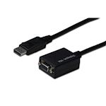 DisplayPort adapter kabel - DP > VGA -  M/F - 0.15m