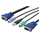 KVM Cable-Set PS/2-Mouse HD DB15/M