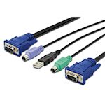 KVM Cable-Set PS/2-Mouse HD DB15/M - 5 mtr.