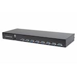 Modulaire 8 poort KVM switch voor 17/19" LCD console, rackmount