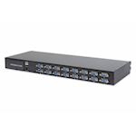 Modulaire 16 poort KVM switch voor 17/19" LCD console, rackmount