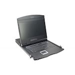 19 inch modulair, KVM LCD console, 1 poort, Azerty (FR/BE), rackmount