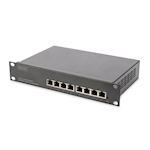 Switch 8P Gigabit - 10" Rackmountable - L2+Managed