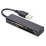 USB 2.0 Card reader, 4-p0ort Supports MS,SD,T-flash,CF