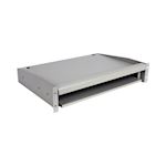 19 inch uitschuifbaar legbord (tray) 2U toetsenbordlade -335mm - Grijs